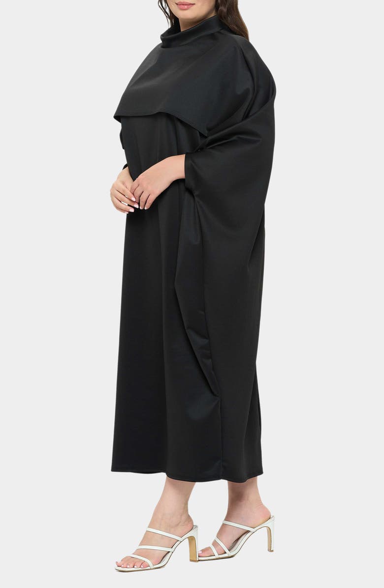 L I V D Potter Cape Sleeve Midi Dress, Alternate, color, 