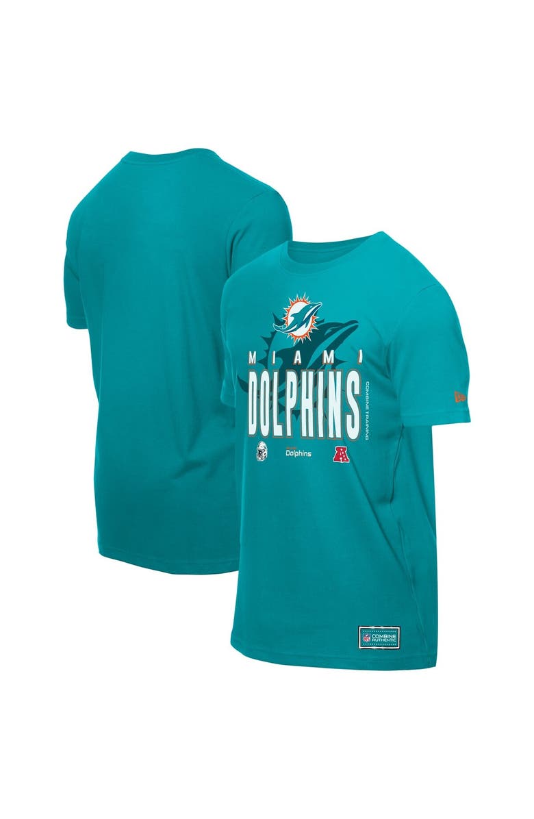 New Era Men's New Era  Aqua Miami Dolphins 2025 NFL Training Camp T-Shirt, Main, color, 