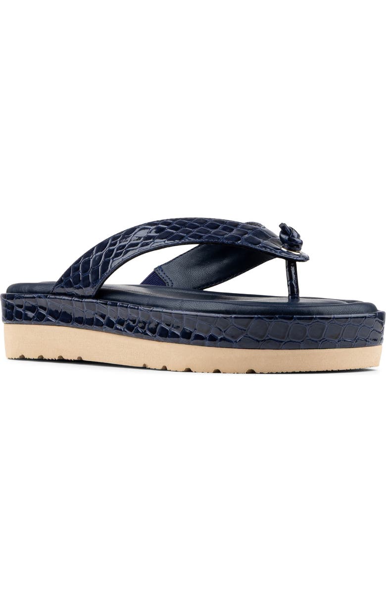 Donald Pliner Thong Sandal, Main, color, Navy