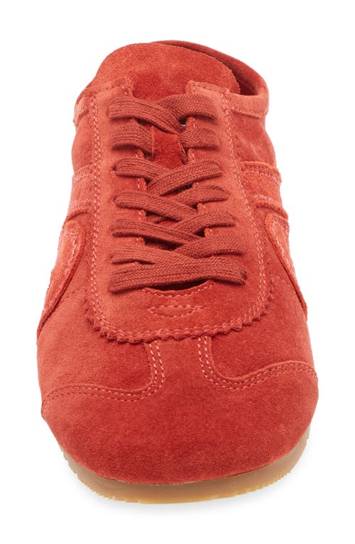 Jeffrey Campbell Aleta Sneaker In Red Suede