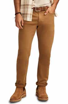 Lucky Brand 410 Athletic Straight Leg Brushed Twill Pants