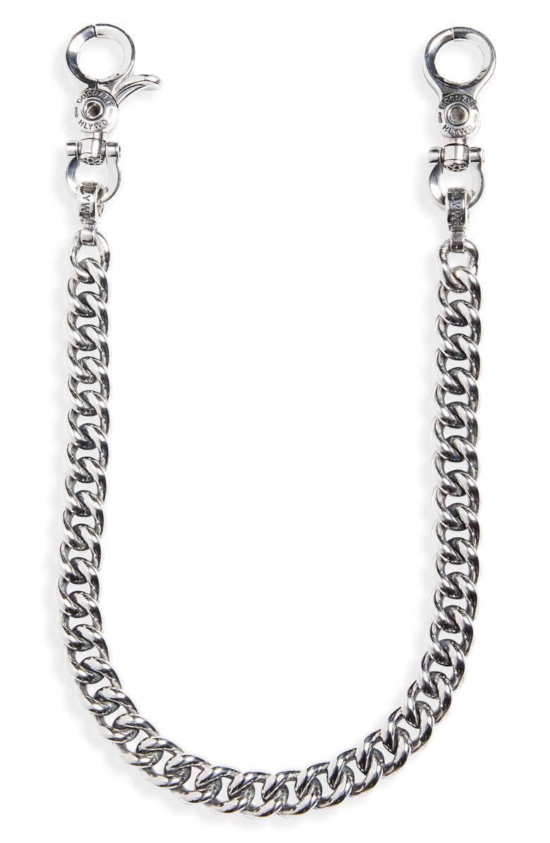 Good Art Hlywd Curb Link Wallet Chain, Main, color, 