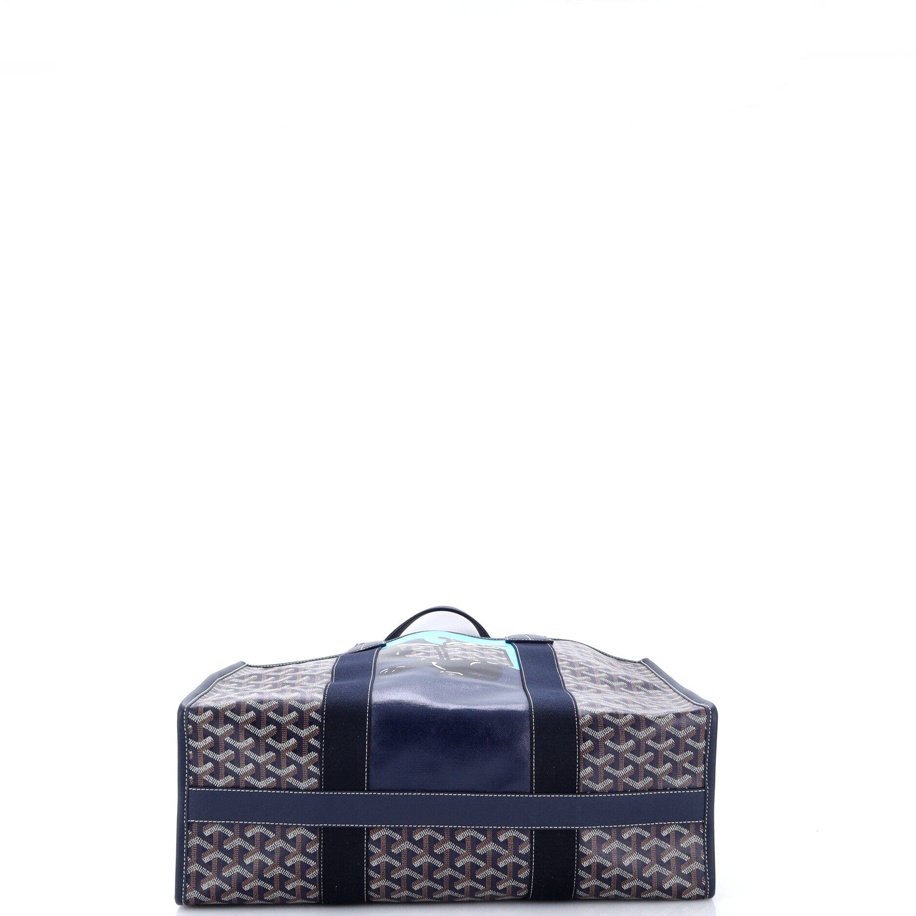Villette Tote Printed Coated Canvas MM, Alternate, color, Blue