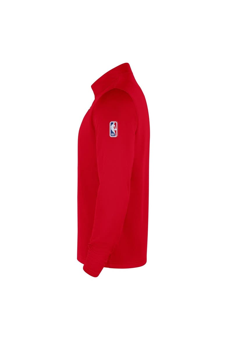 Men's Nike Red Chicago Bulls 2025/26 Authentic Coaches Quarter-Zip Dri-Fit Top, Alternate, color, Red