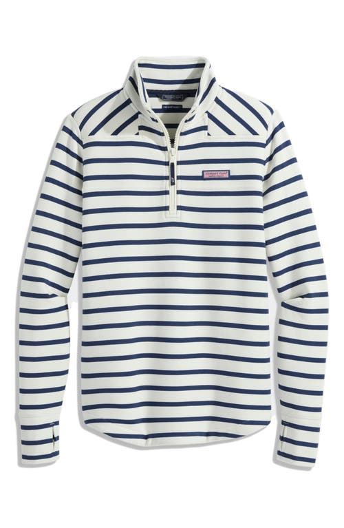 Vineyard Vines Stripe Shep Shirt In Millie Stripe White Navy
