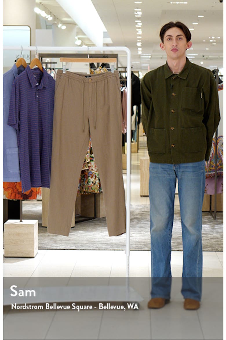 Callum Cotton & Linen Pants video