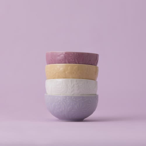 Mason Cash In The Meadow Mini Prep Bowls, Set Of 4 Floral Stoneware Bowls In Multi