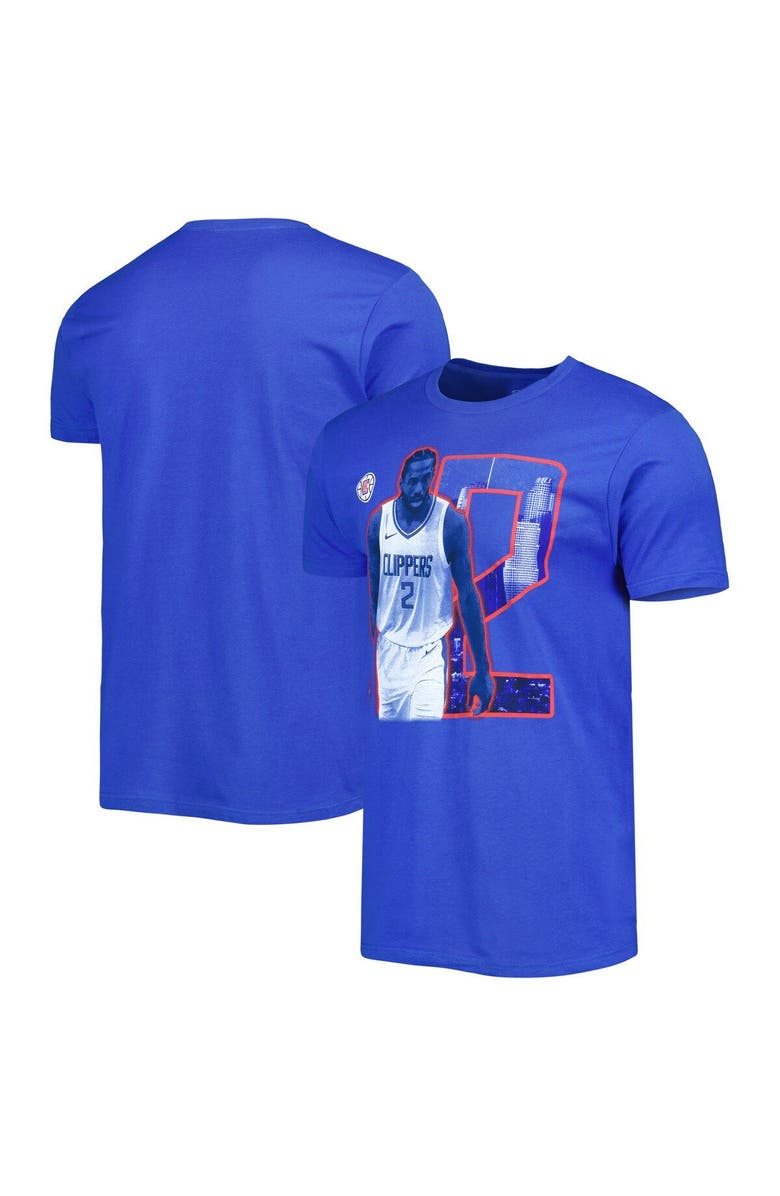 Stadium Essentials Unisex Stadium Essentials Kawhi Leonard Royal LA Clippers Player Skyline T-Shirt, Main, color, Royal