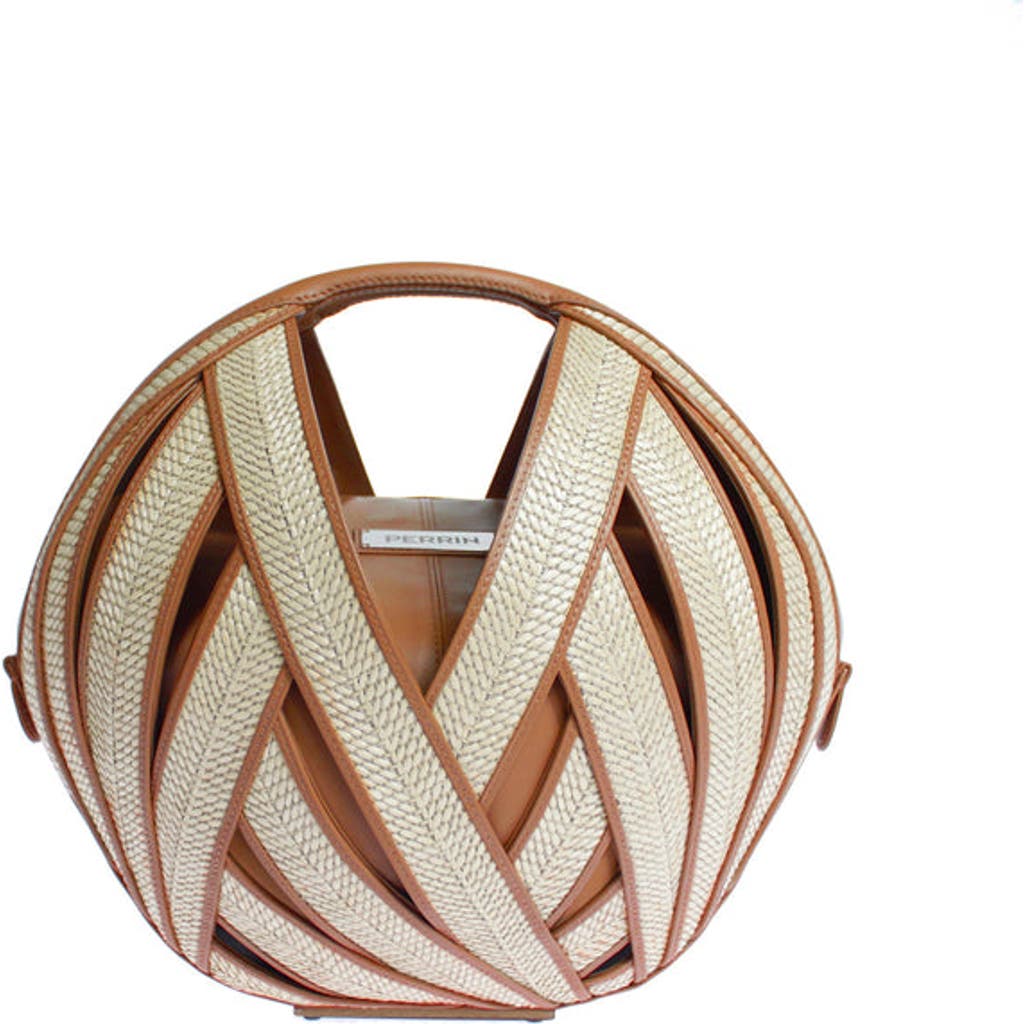 Perrin Paris Le Panier Raphia Handbag