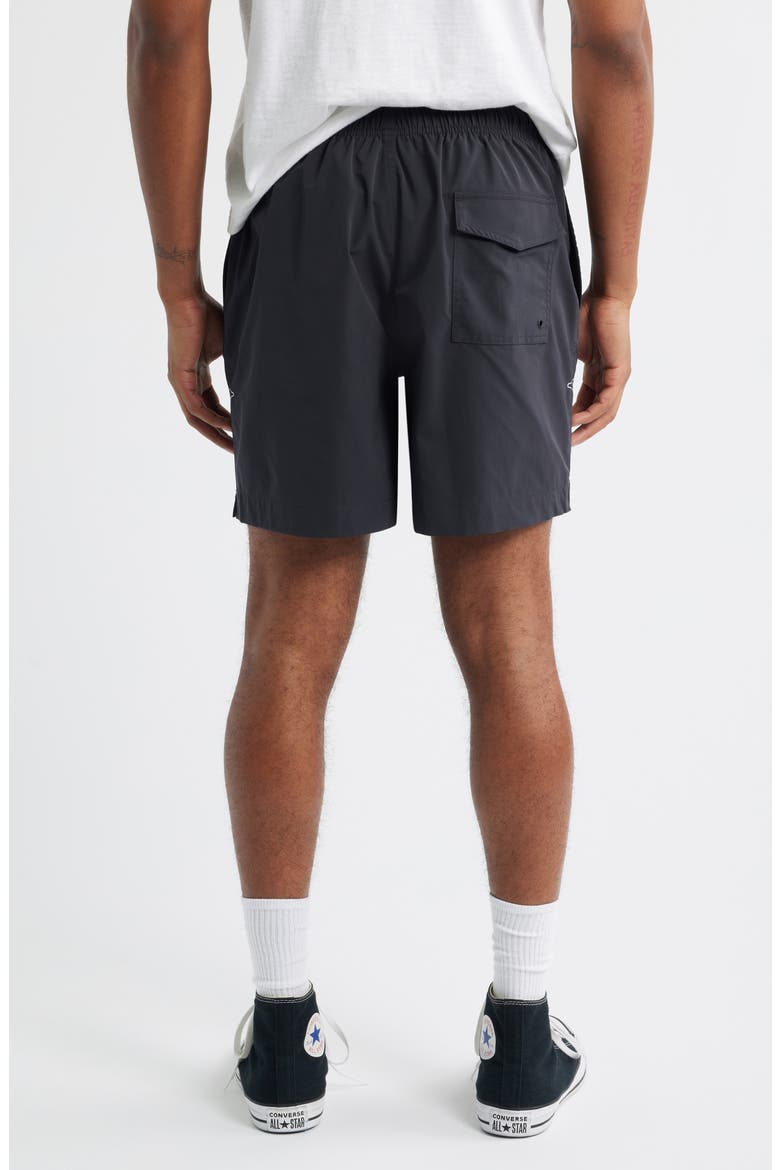 Water Repellent All Around Performance Shorts, Alternate, color, BLACK