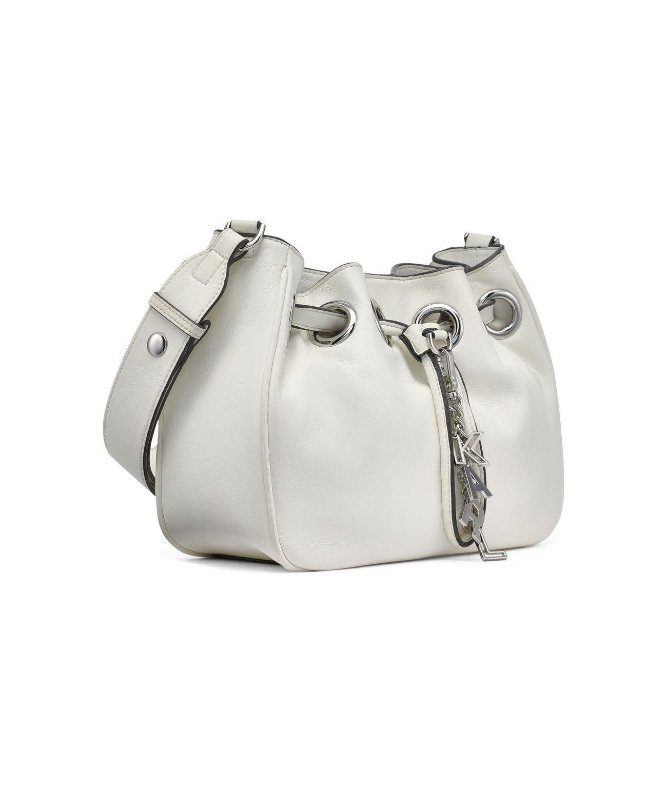 KARL LAGERFELD PARIS Desiree Crossbody, Alternate, color, Winter White