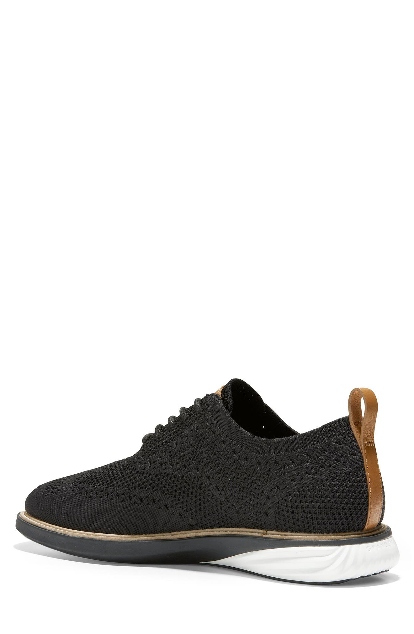 Cole Haan Grandevolution Stitchlite Oxford, Alternate, color, Black Knit