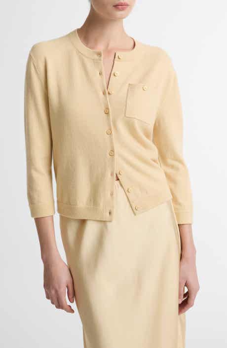 Pocket Wool & Cashmere Blend Cardigan