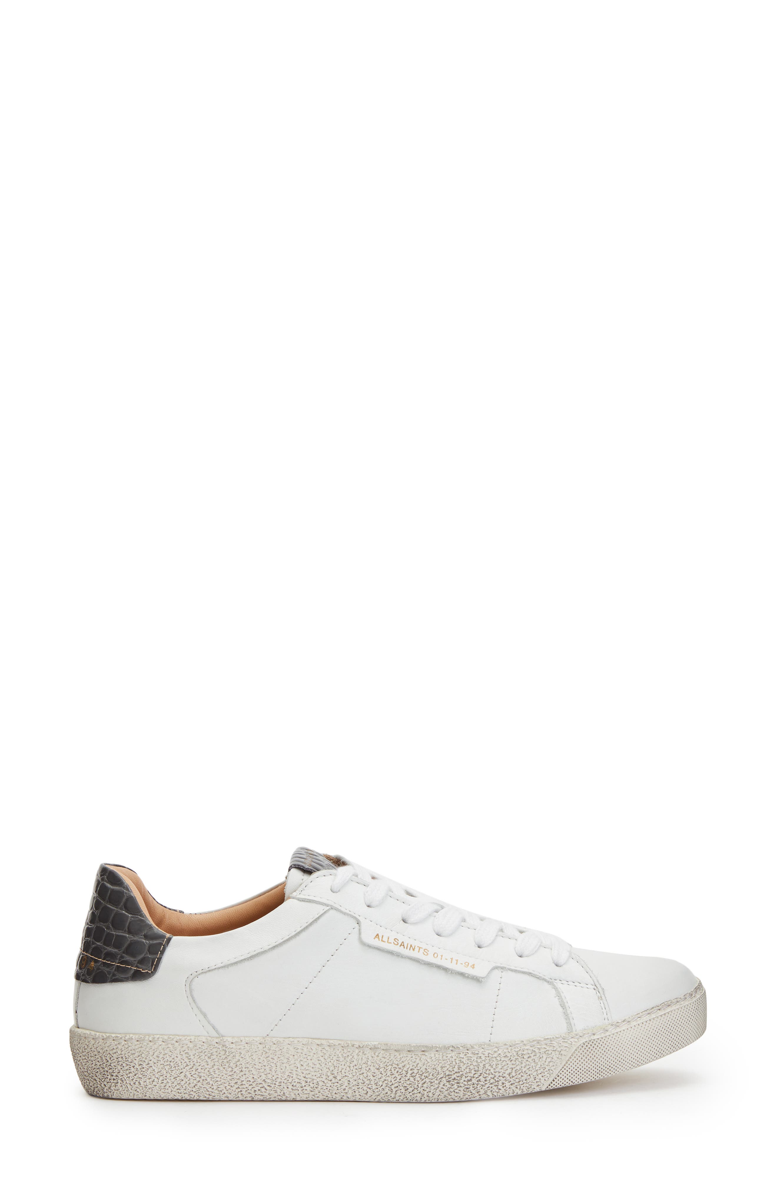 Sheer Low Top Sneaker, Alternate, color, WHITE/ GREY
