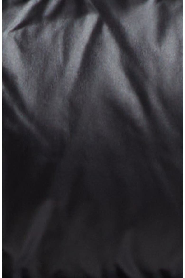 Suyenne Long Down Coat, Alternate, color, BLACK