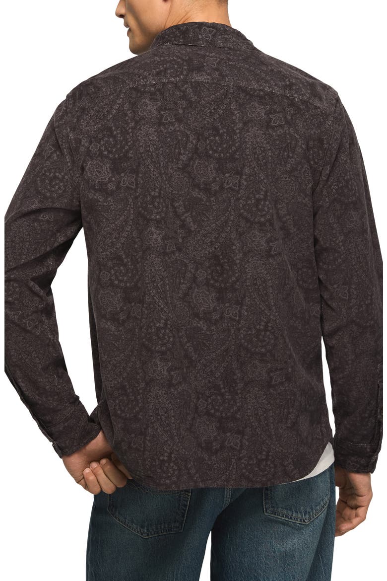 Printed Corduroy Workshirt, Alternate, color, BLACK PRINT