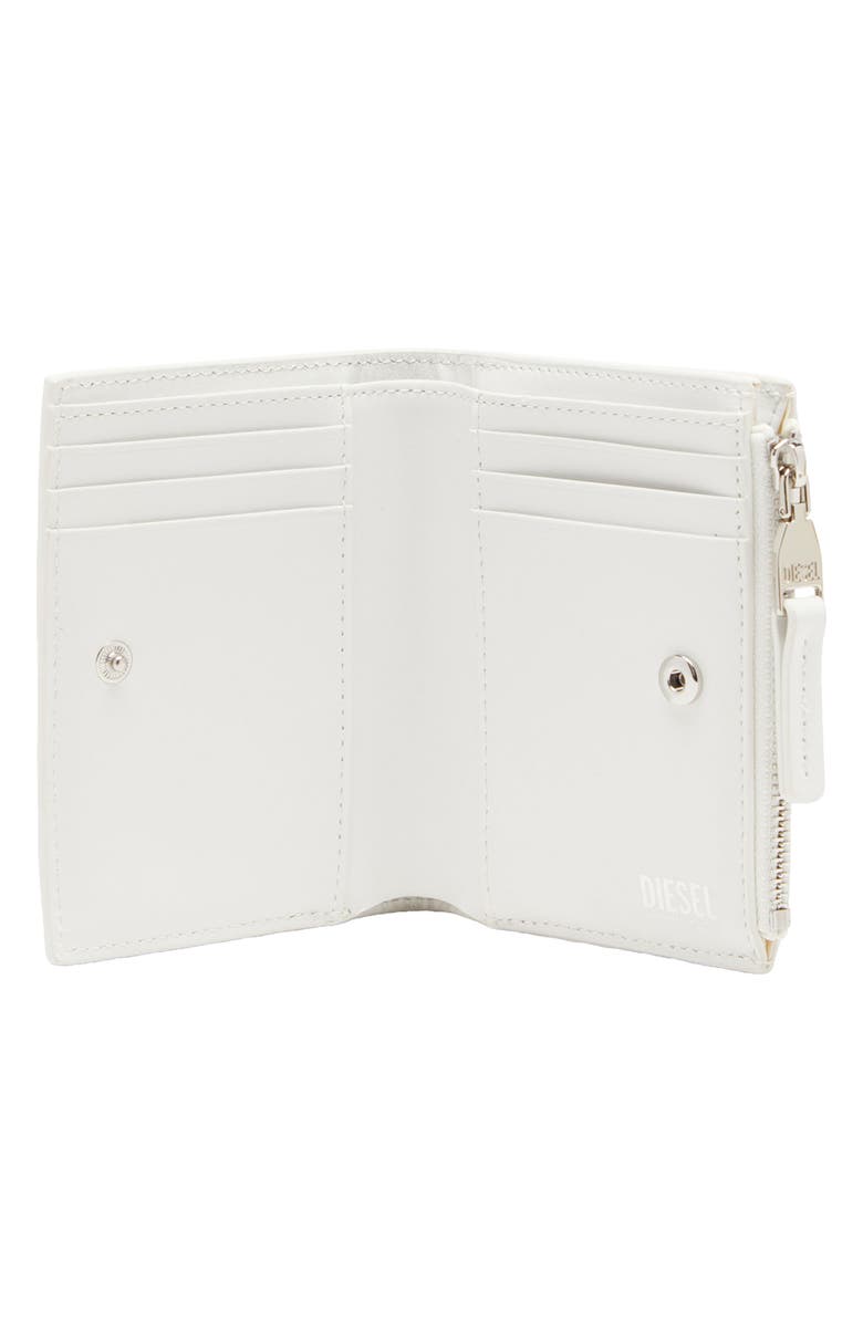 DIESEL<sup>®</sup> 1DR Leather Bifold Wallet, Alternate, color, White