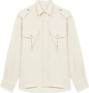 Fortela Luke Sahariana Linen Shirt