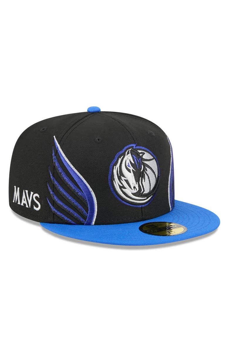 New Era Men's New Era Black Dallas Mavericks 2025/26 City Edition Alternate 59FIFTY Fitted Hat, Main, color, Black