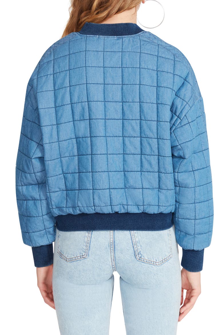 Denim Daddy Quilted Bomber Jacket, Alternate, color, DENIM PATCHWORK