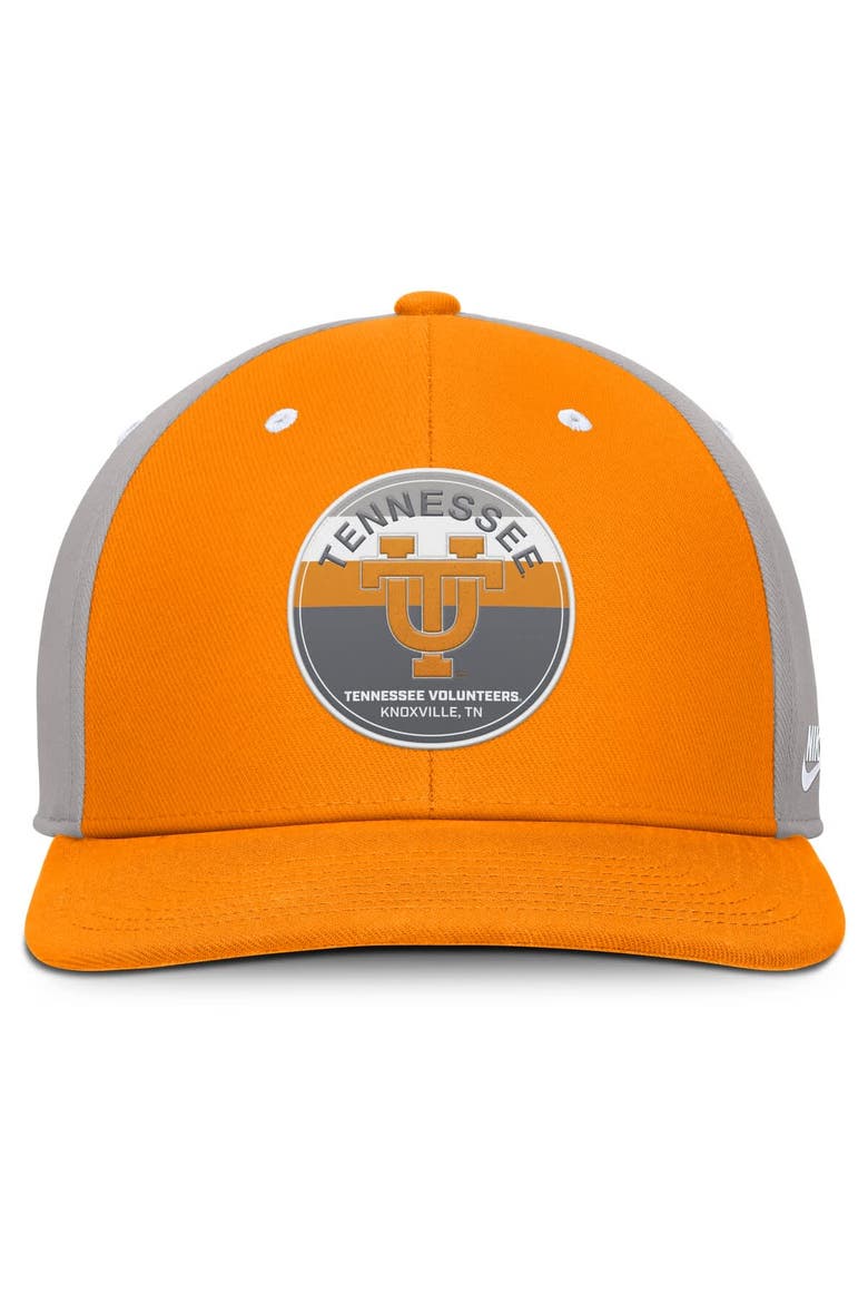 Men's Nike Tennessee Orange/Gray Tennessee Volunteers Prep Pro Performance Snapback Hat, Alternate, color, Tennessee Orange