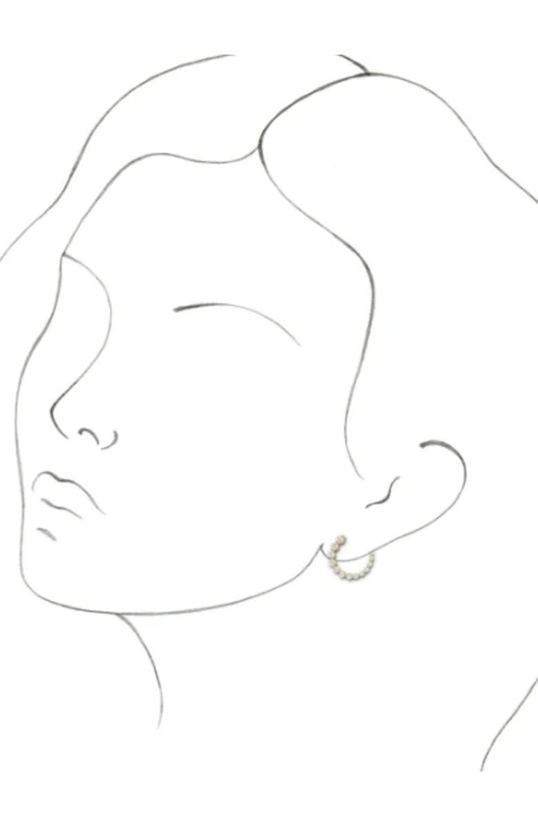 Bliss Diamond 1Ct TW Lab Grown Graduated Diamond Circle Studs Earrings 14K Gold 15mm, Alternate, color,