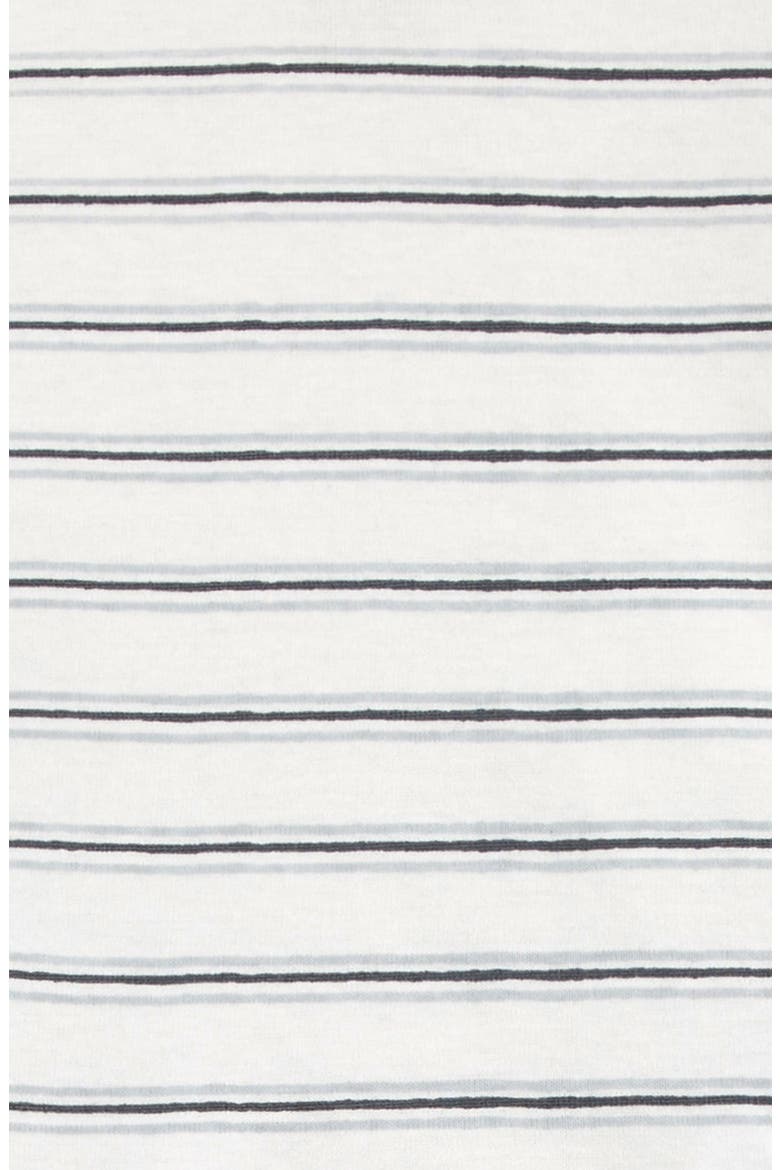 Print Fitted Two-Piece Pajamas, Alternate, color, OFF WHITE
