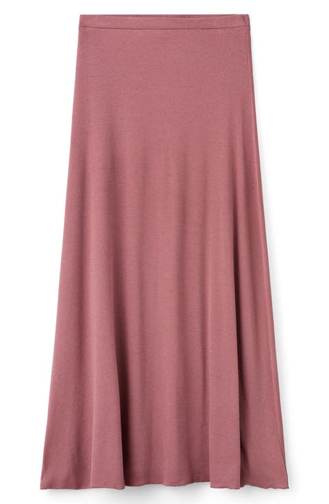 Flared Maxi Skirt