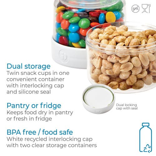 Idesign Small Stack 'n Snack Food Containers