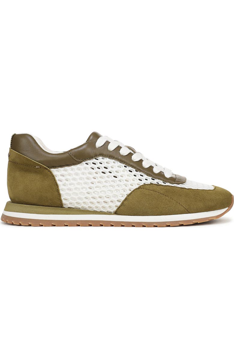 Favorite Daughter Sophia Mesh Sneaker, Alternate, color, Moss Green/White