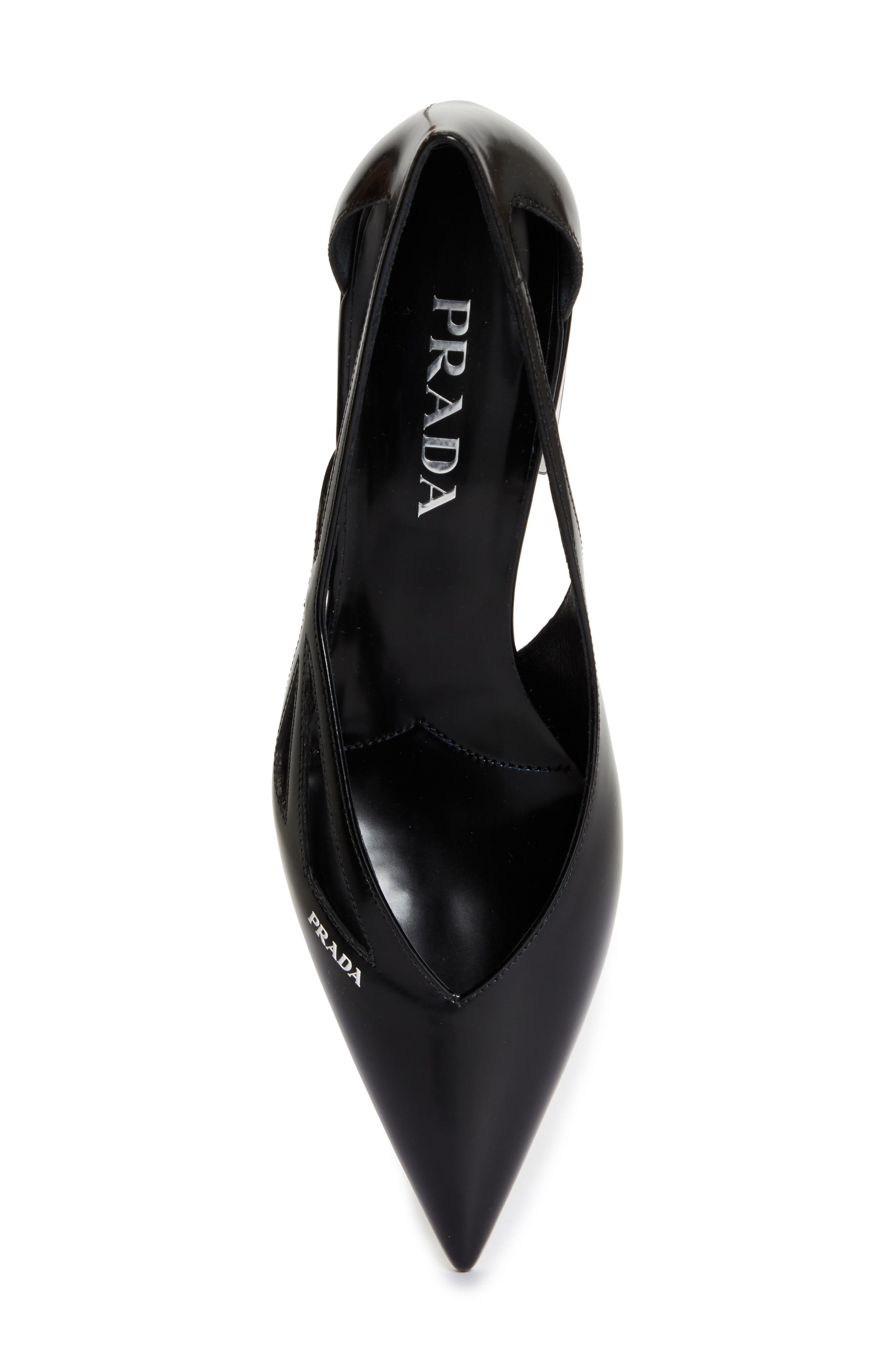 Prada Runway Pointed Toe Pump, Alternate, color, 