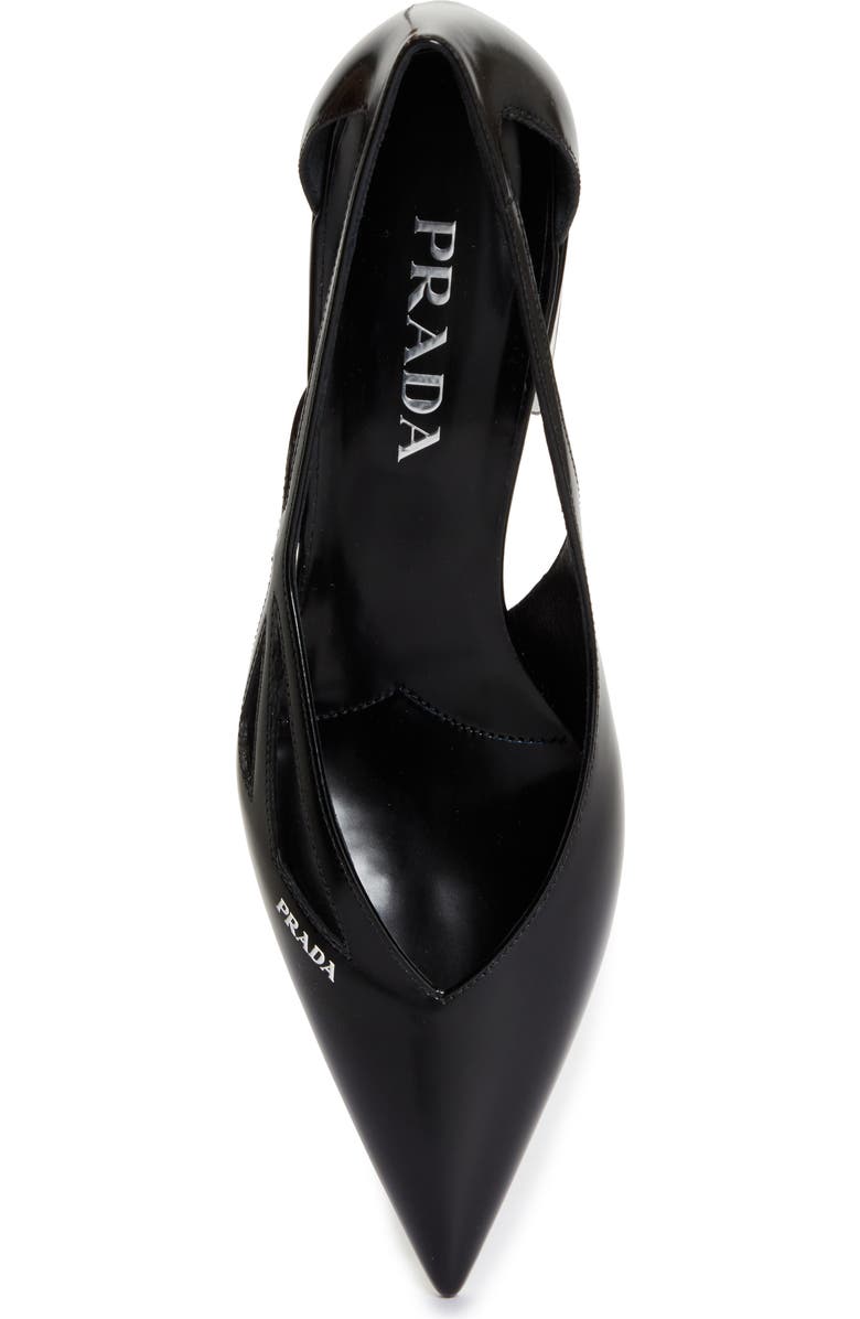 Prada Runway Pointed Toe Pump, Alternate, color,