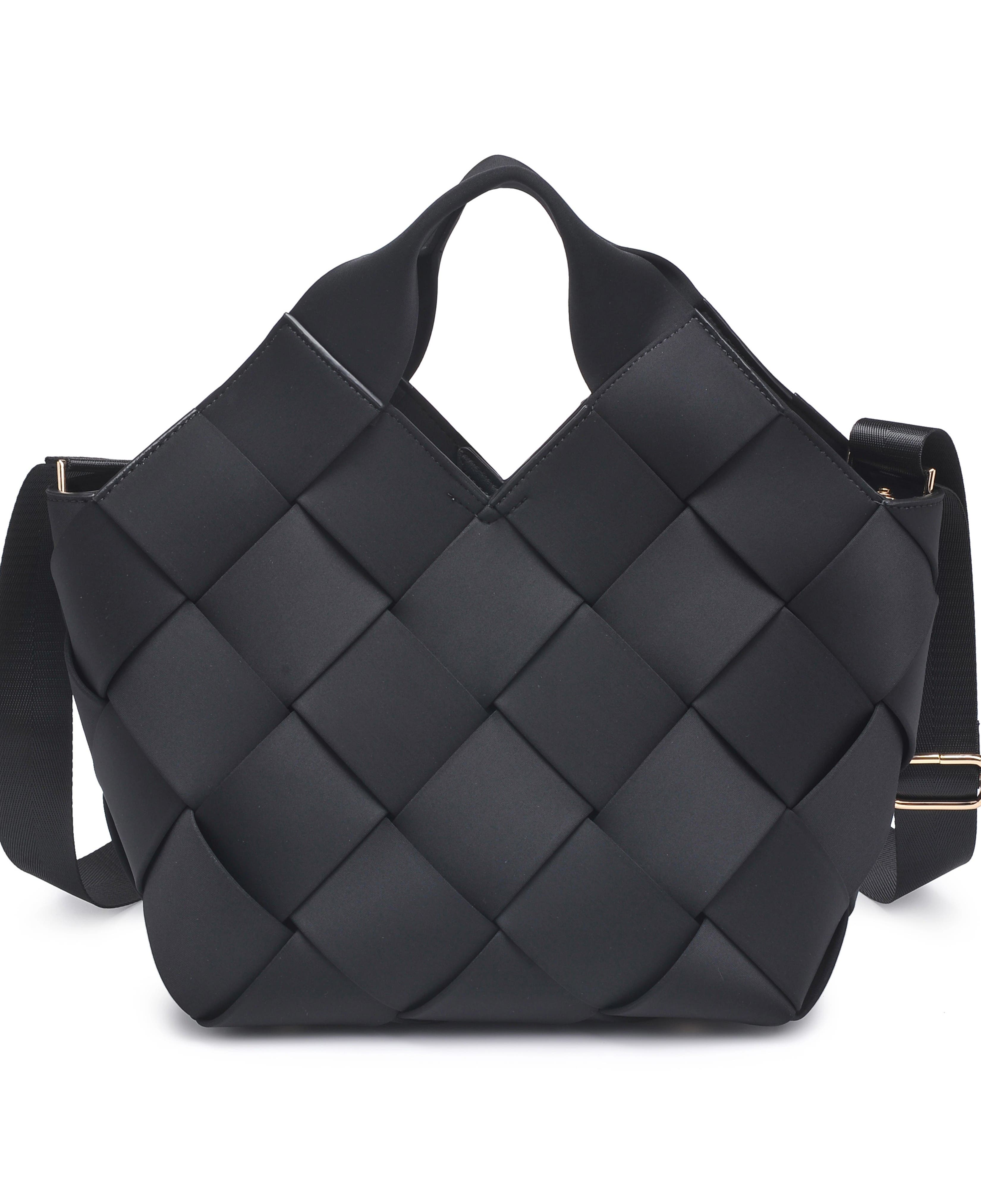 Sol and Selene Resilience - Woven Neoprene Bag, Main, color, Black