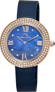 PORSAMO BLEU Madeleine Mesh Strap Watch, 35mm