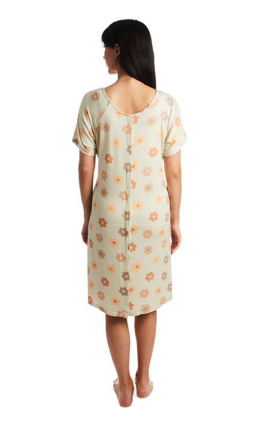 Everly Grey Rosa Jersey Maternity Hospital Gown In Gray
