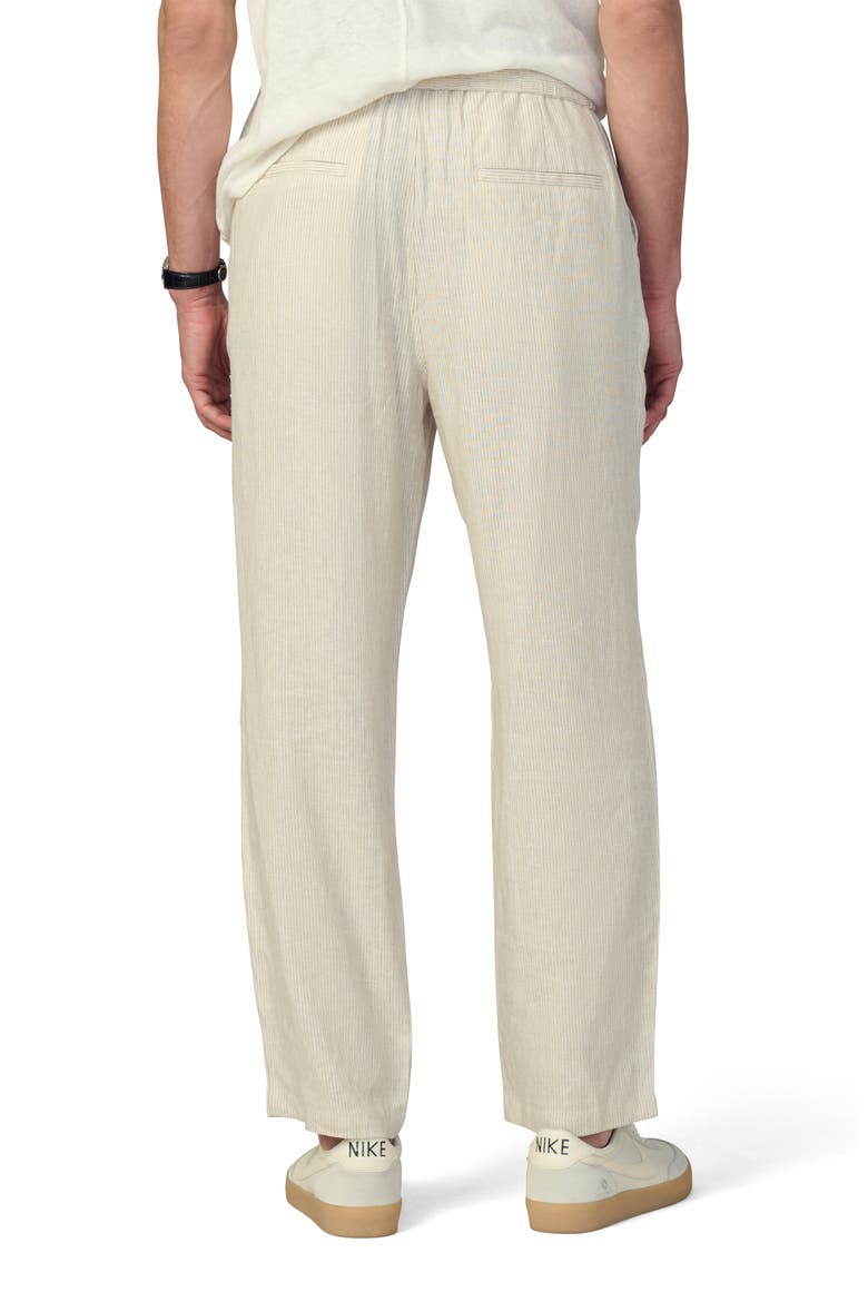 Clarkson Stripe Linen Pants, Alternate, color, FLAX STRIPE