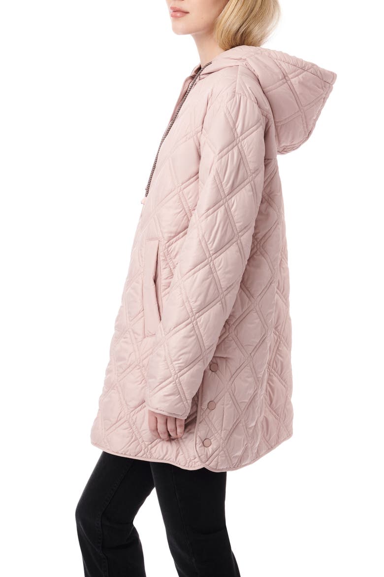 Hooded Quilted Liner Jacket, Alternate, color, DESERT ROSE