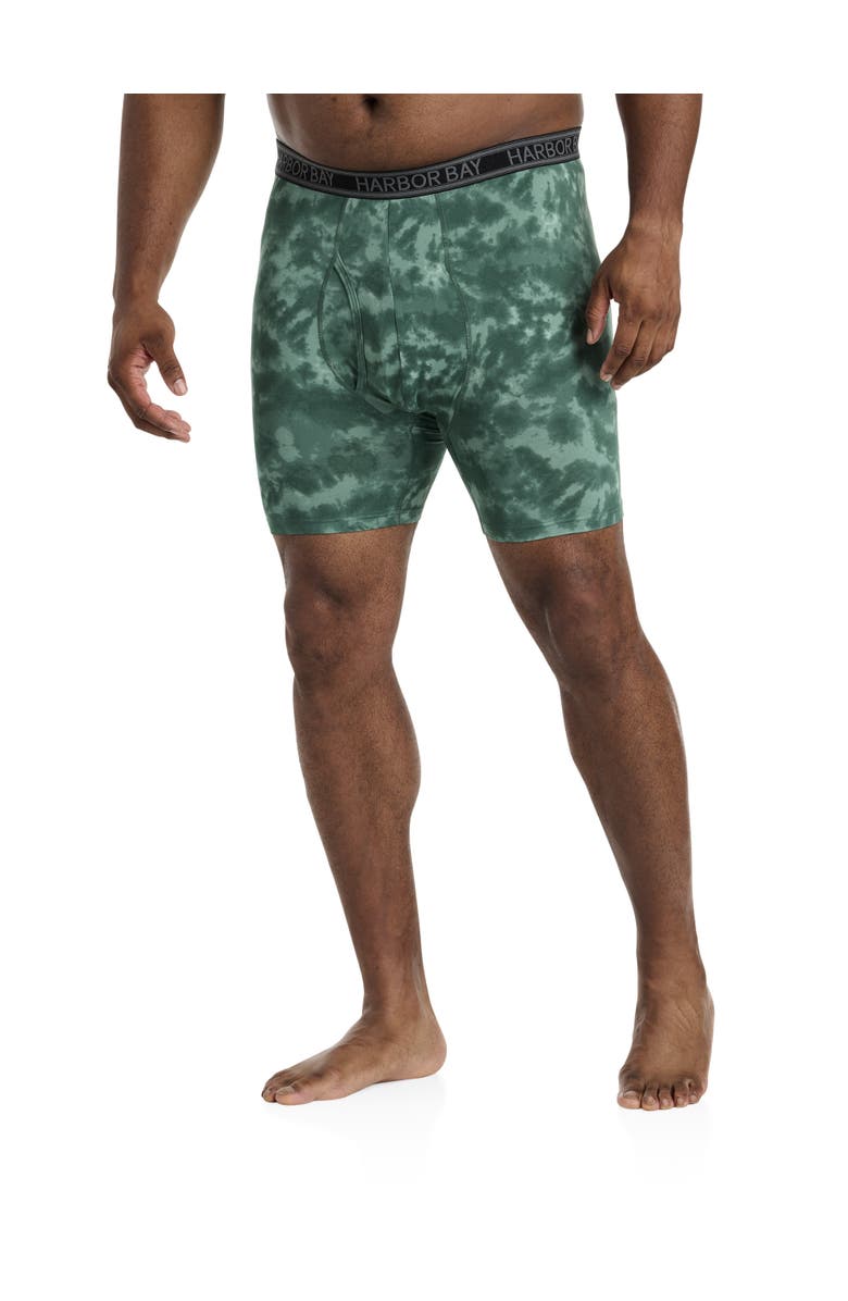 Harbor Bay by DXL Tie Dye Performance Boxer Briefs, Alternate, color,