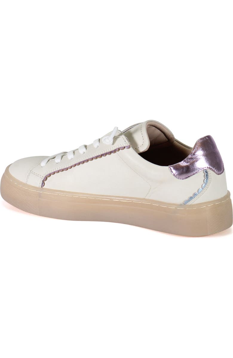 Diba True SHORE FRONT Leather Sneaker, Alternate, color, Off White/Lilac