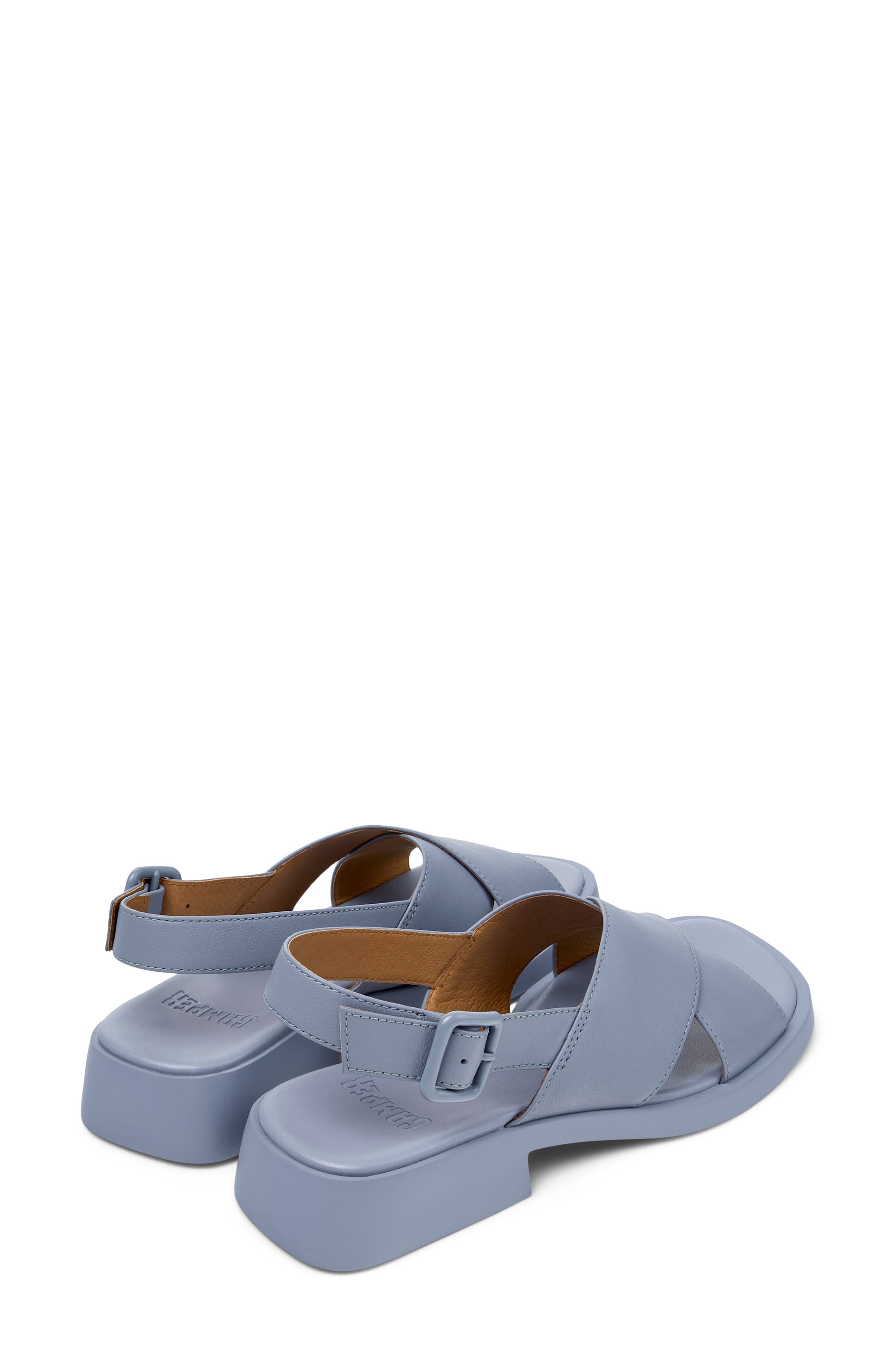 Camper Dana X-Strap Sandal, Alternate, color, Light Pastel Blue