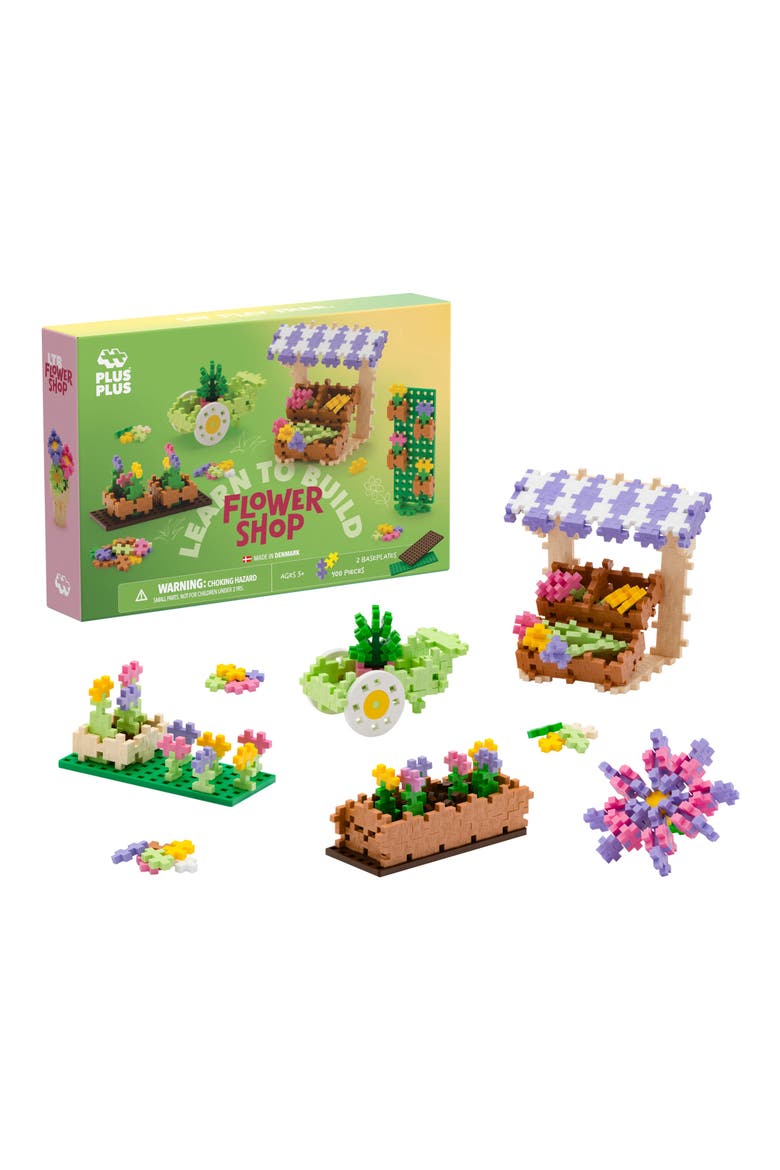Learn to Build Flower Shop Playset, Main, color, FLOWER SHOP
