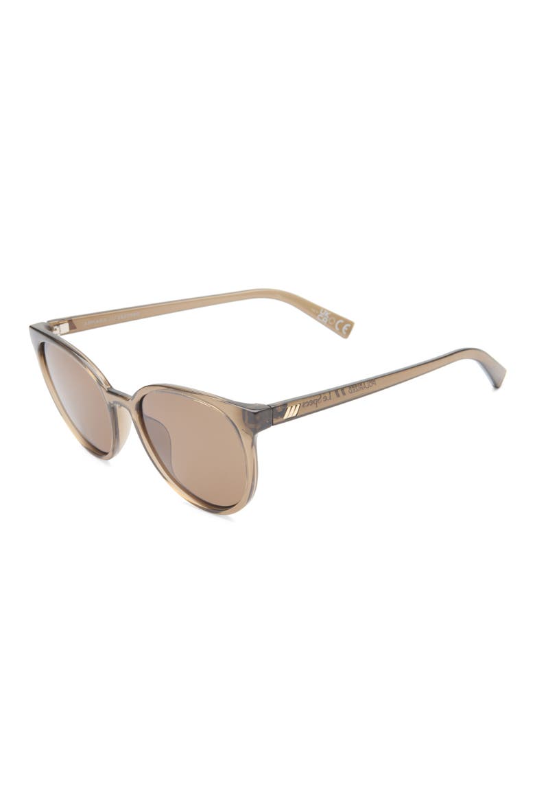 Armada 54mm Cat Eye Sunglasses, Alternate, color, COCOA / BROWN MONO POLARIZED