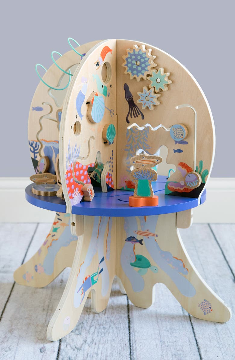 Manhattan Toy Deep Sea Adventure Wooden Activity Center, Alternate, color, Multi