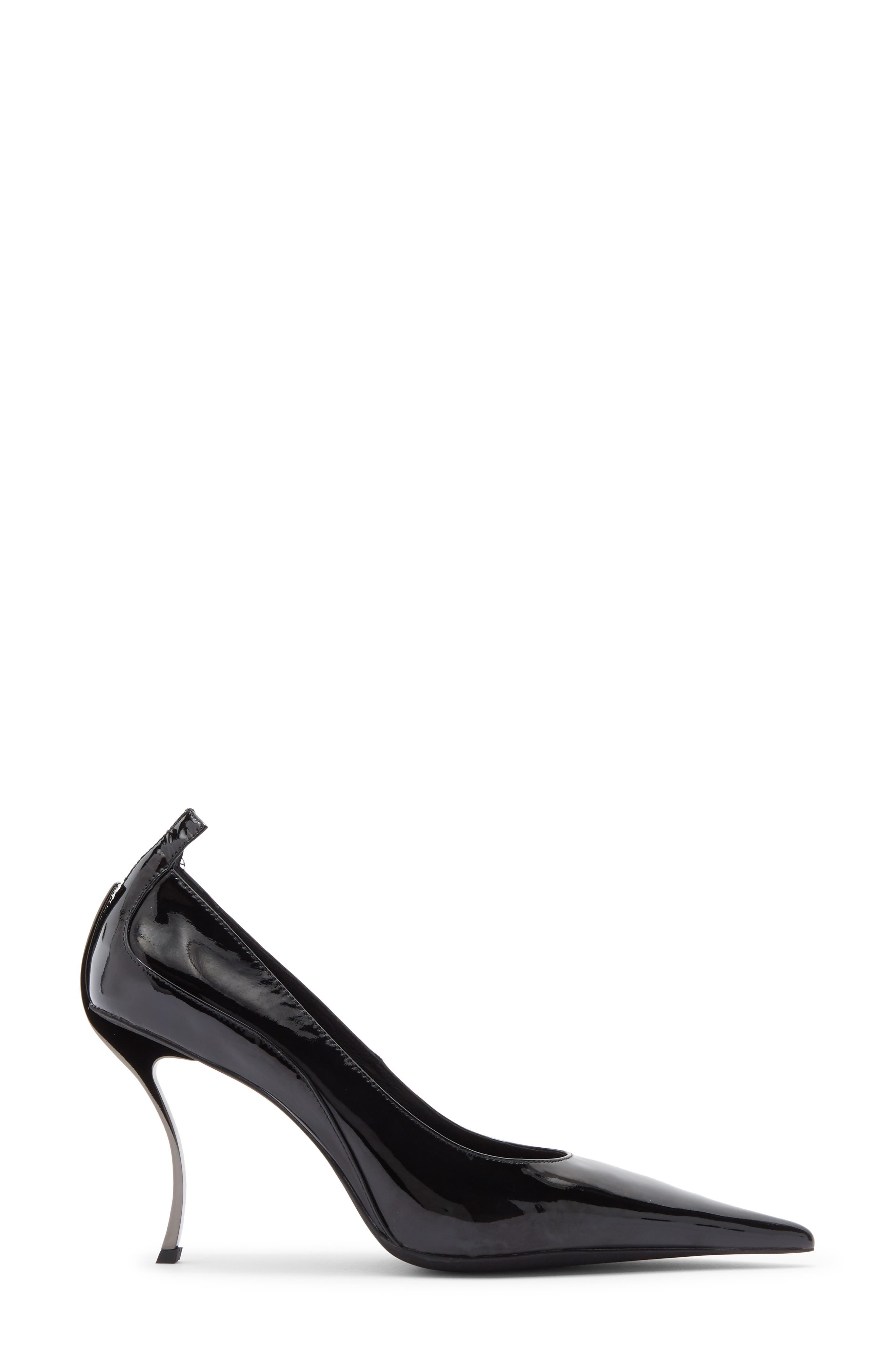 Jeffrey Campbell Freak Out Pointed Toe Pump, Alternate, color, Black Patent