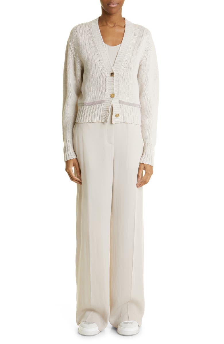 Fabiana Filippi Scoop Neck Tank, Alternate, color, Dune