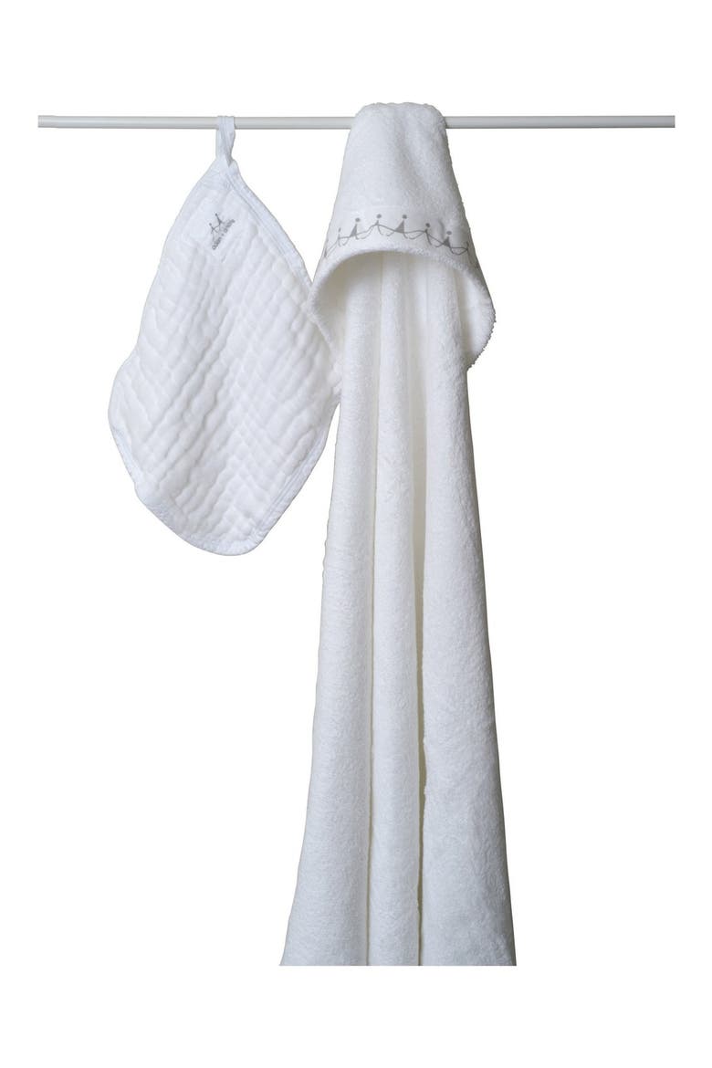 Classic Hooded Towel Set, Main, color, WATER BABY