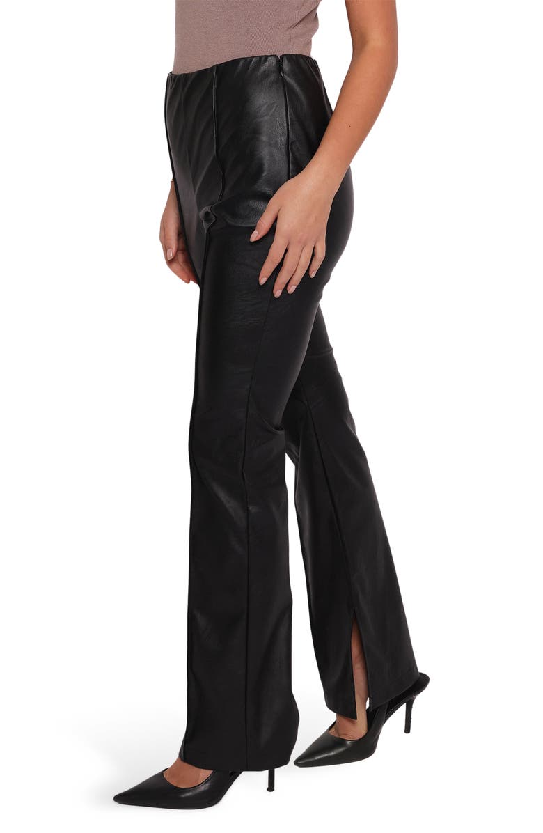 Petal & Pup Kathi Faux Leather Pants, Alternate, color, 