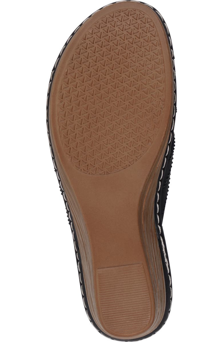 GC SHOES Fiora Wedge Sandal, Alternate, color, Black