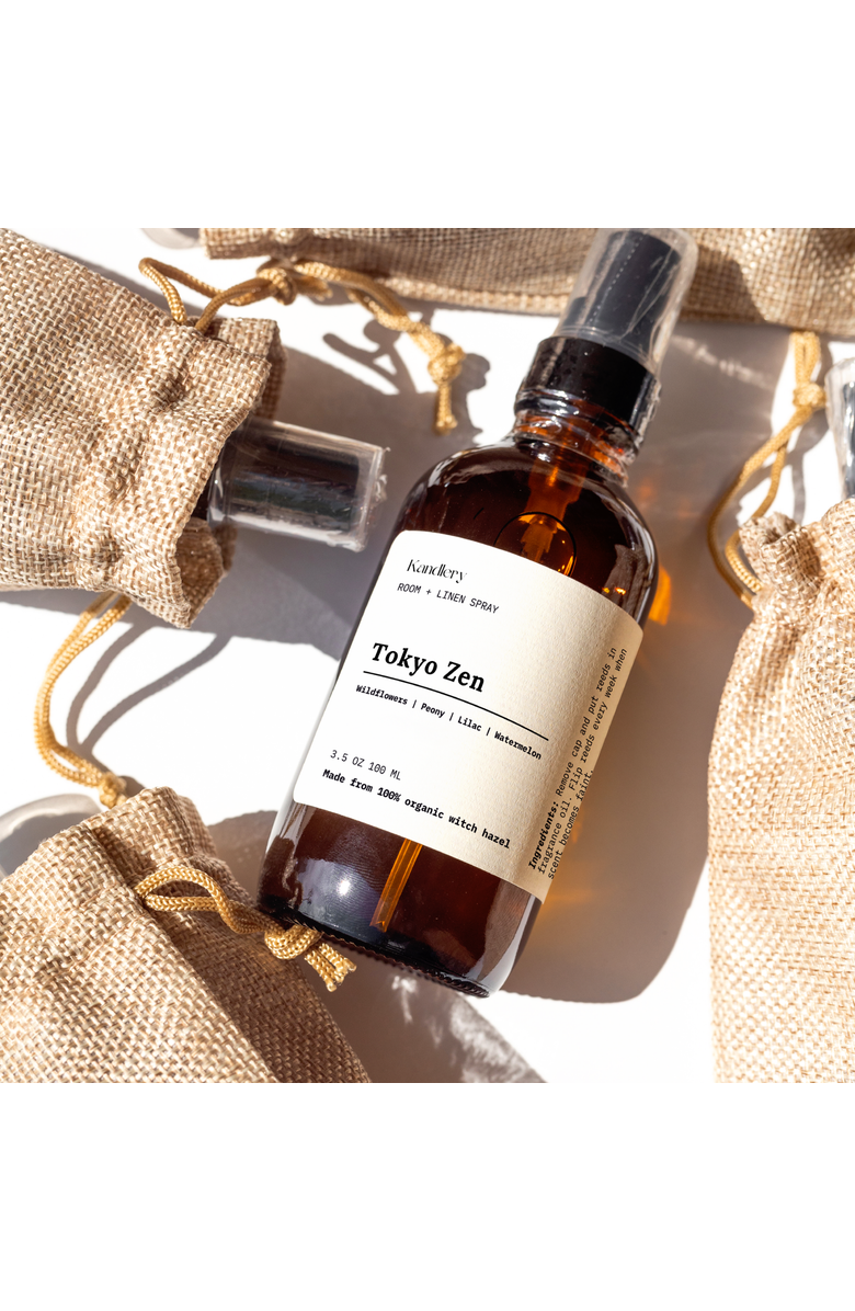 Kandlery Tokyo Zen Japanese Rose Peony Natural Room Linen Spray, Alternate, color, NO COLOR