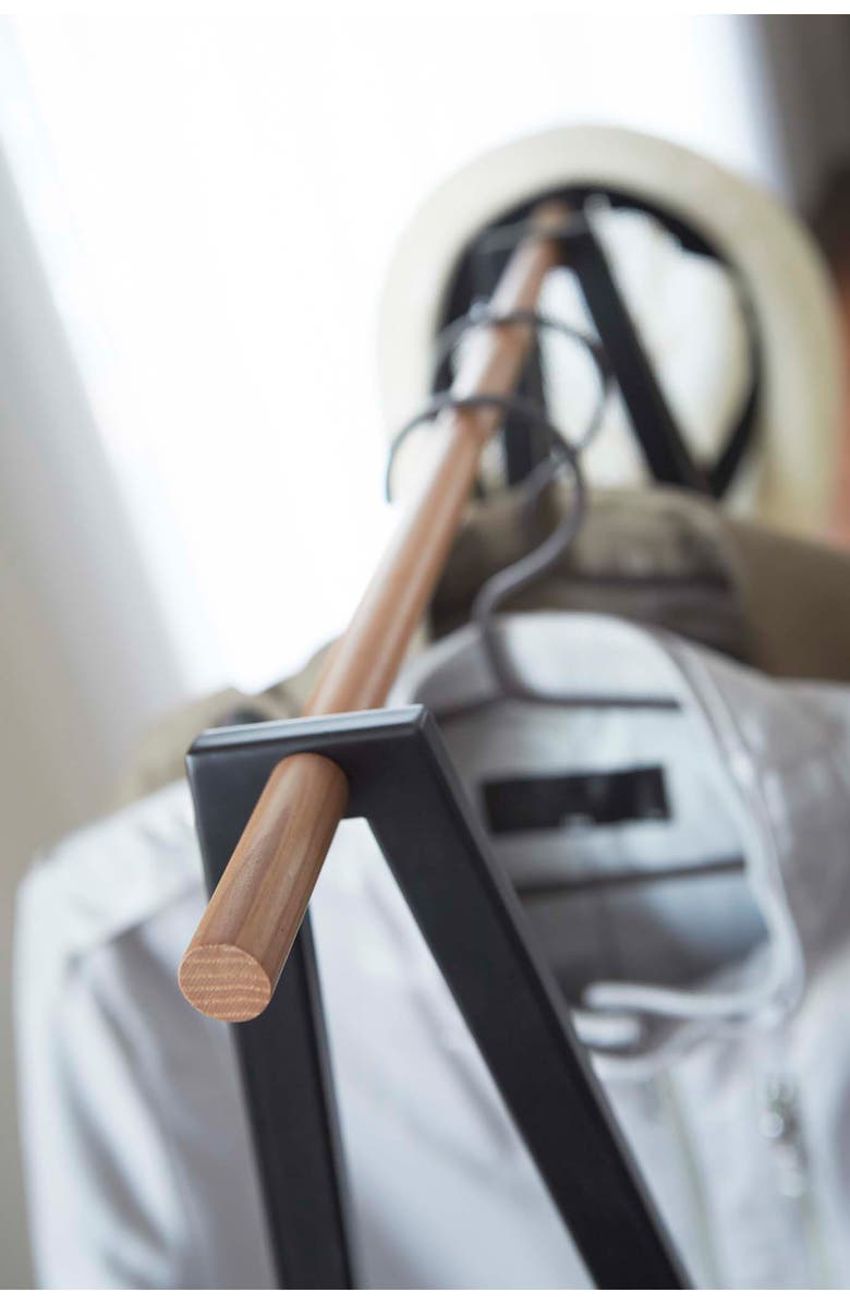 Yamazaki Freestanding Hanging Rack, Alternate, color, Black